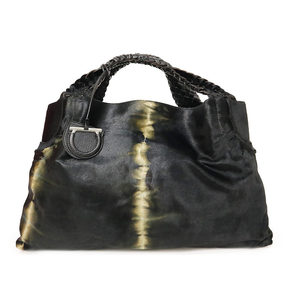 未使用 展示品)サルヴァトーレフェラガモ Salvatore Ferragamo ハラコ