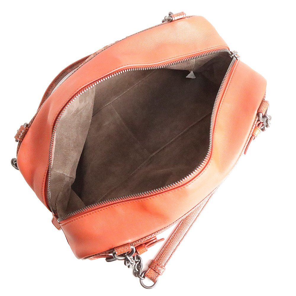 未使用 展示品)ボッテガヴェネタ BOTTEGAVENETA リザード ラムレザー