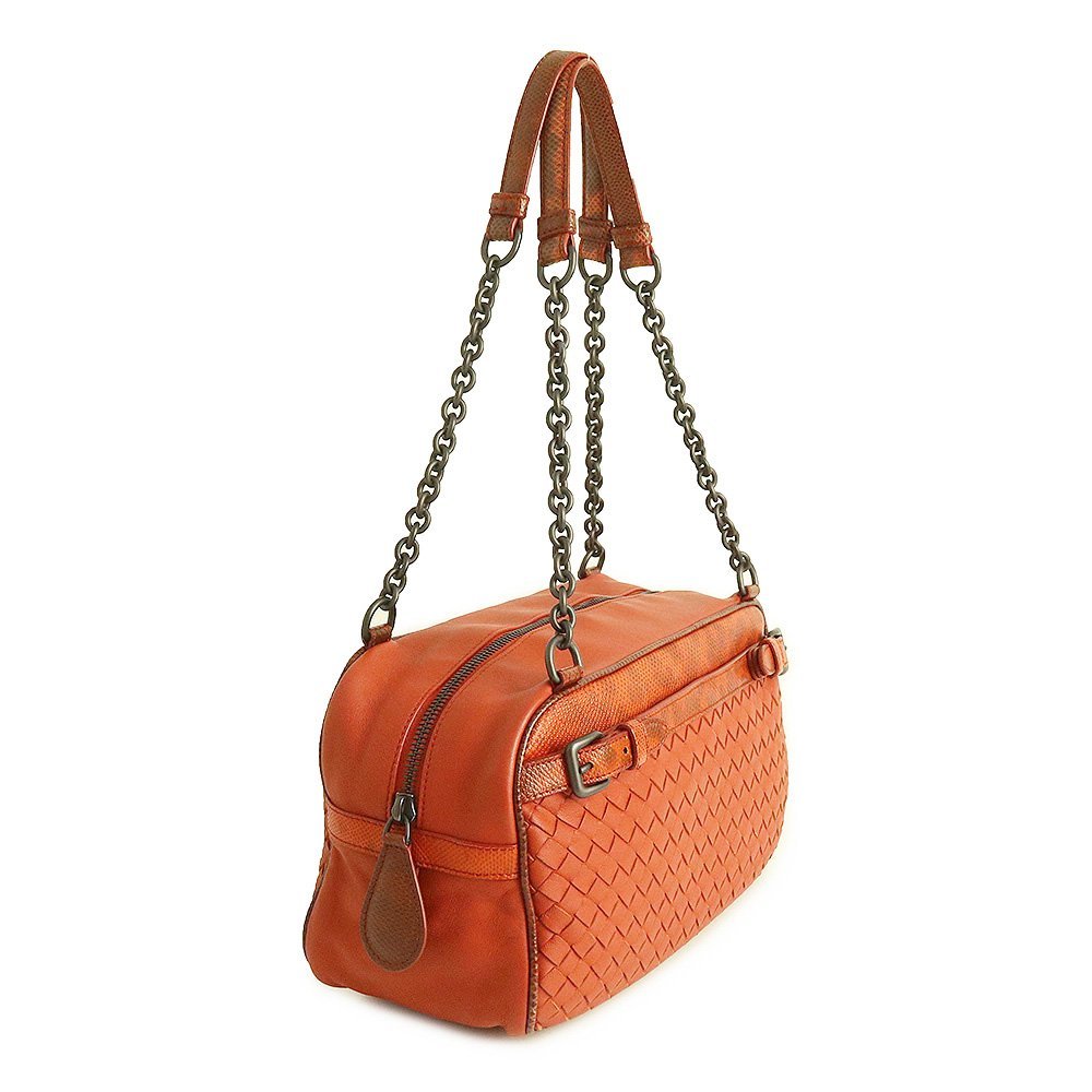 未使用 展示品)ボッテガヴェネタ BOTTEGAVENETA リザード ラムレザー