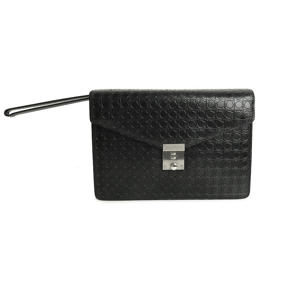 美品)サルヴァトーレフェラガモ Salvatore Ferragamo カーフ レザー
