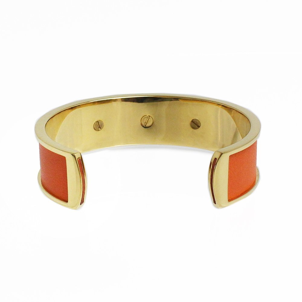 未使用 展示品)エルメス HERMES ケリー バングル ブレスレット レザー