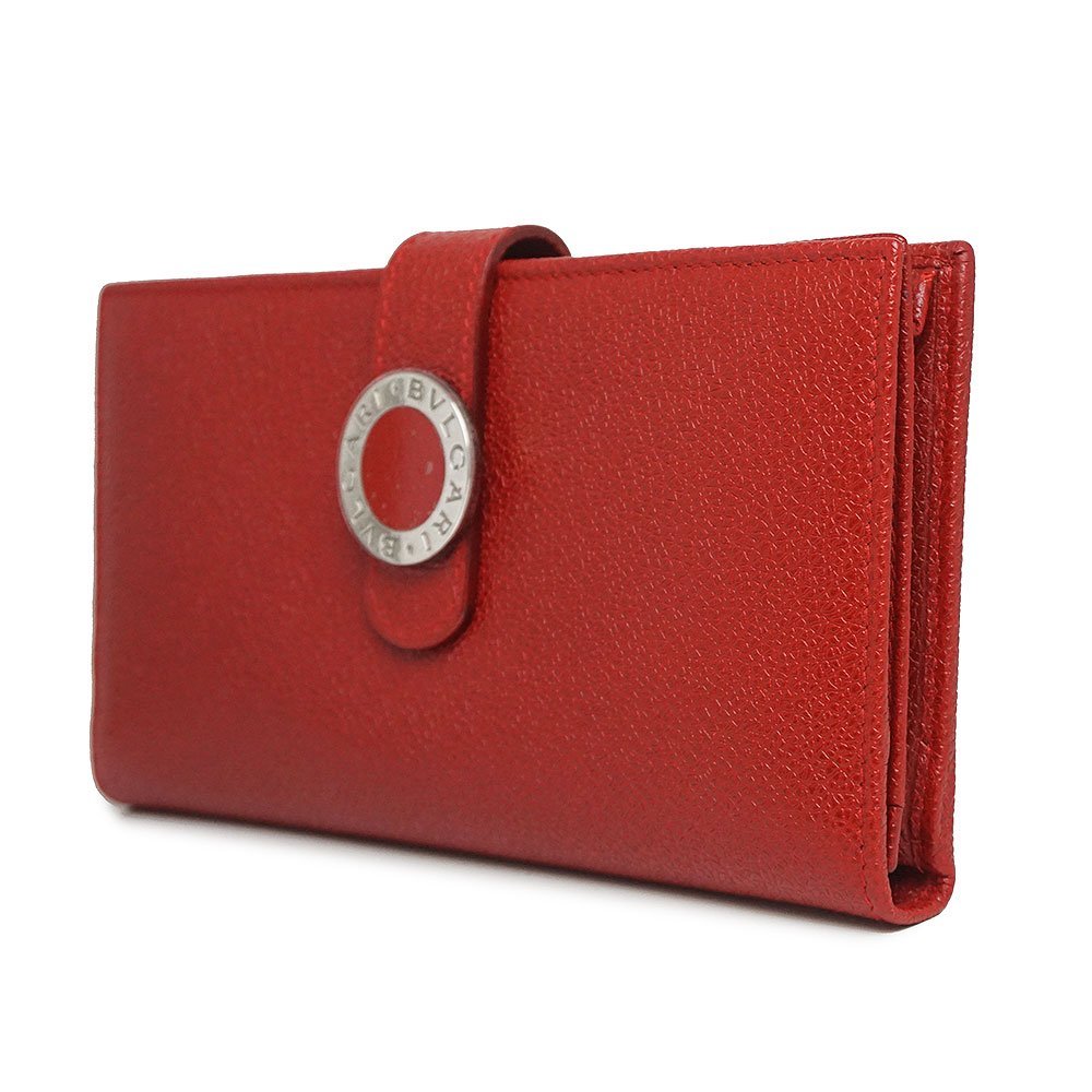 新品・未使用品)ブルガリ BVLGARI カーフレザー コローレ 二つ折り長