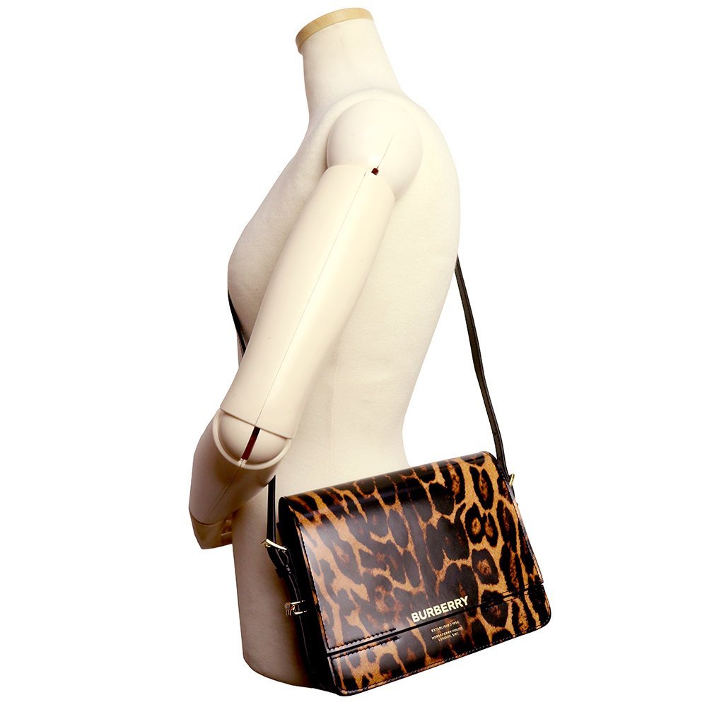 未使用 展示品)バーバリー BURBERRY カーフスキン スモール グレース