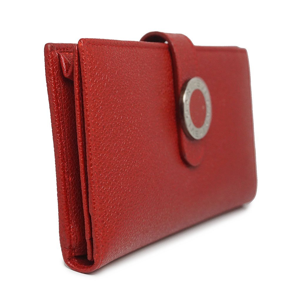 新品・未使用品)ブルガリ BVLGARI カーフレザー コローレ 二つ折り長