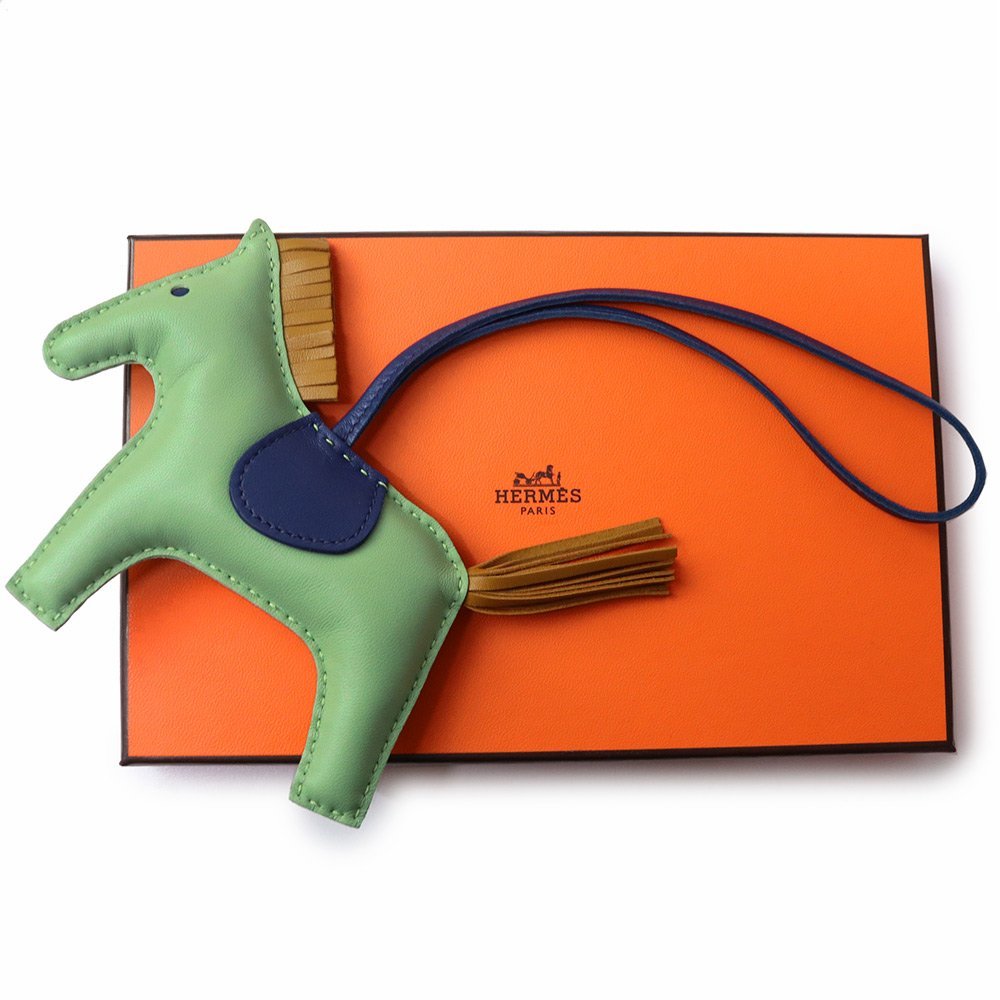 新品・未使用品)エルメス HERMES ロデオ MM ブルードマルト レザー