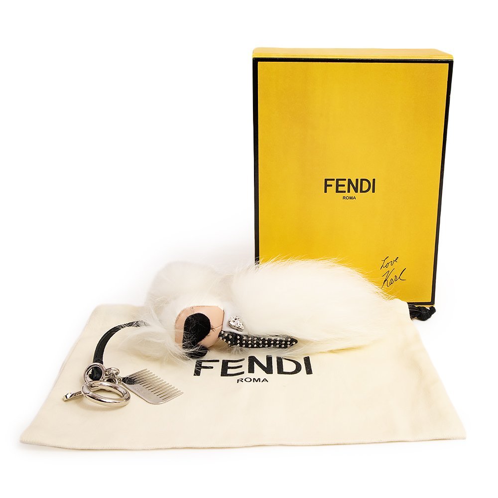 FENDI フェンディ カールラガーフェルド ミニカーリト バッグチャーム