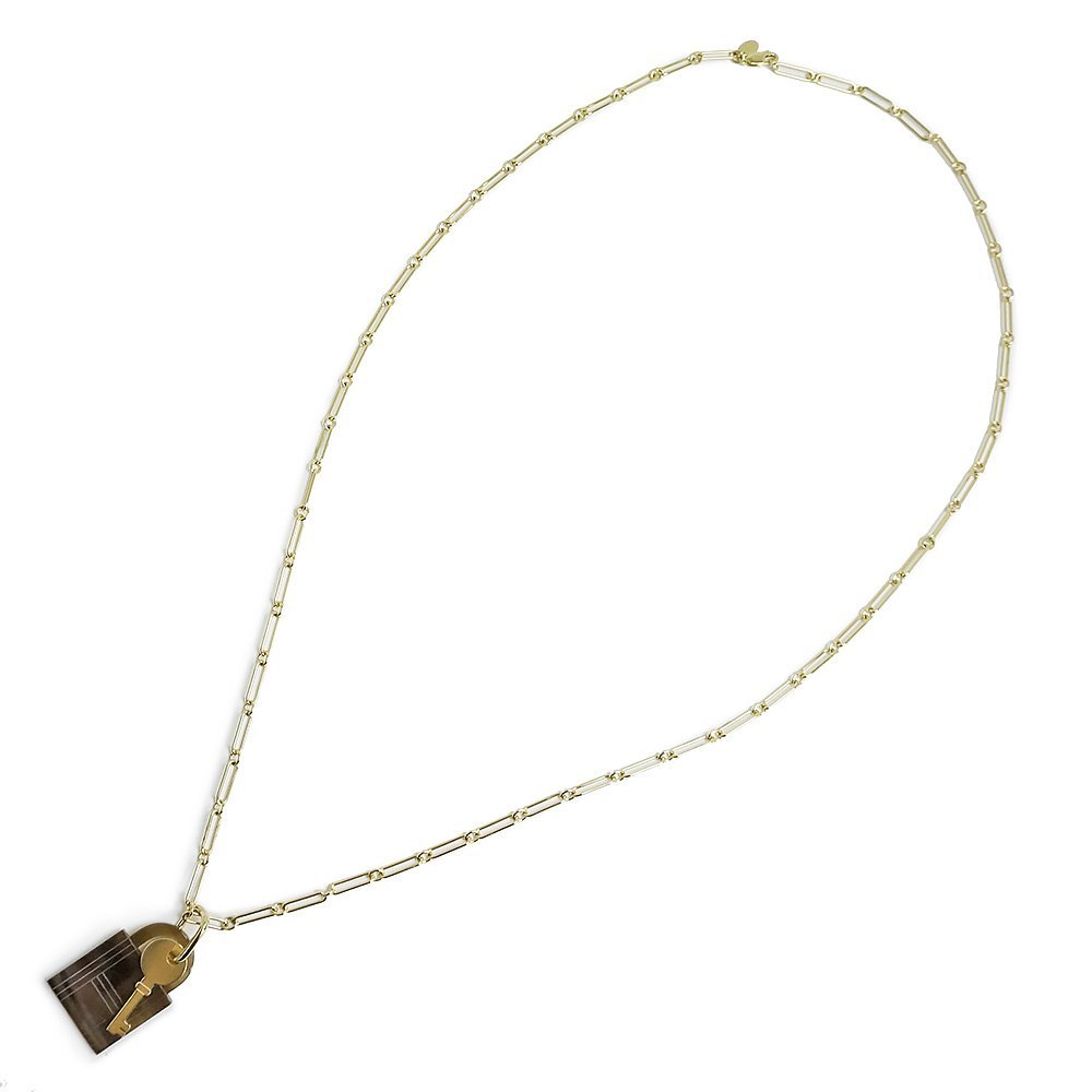 新品・未使用品)エルメス HERMES アミュレット パドロック GM