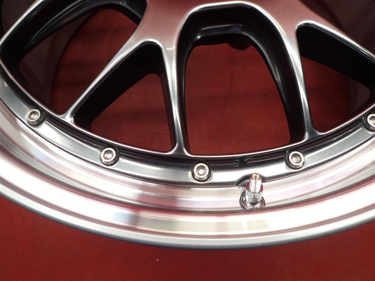 鍛造 軽量 BBS LM-R LM324 ホイール 4本 8.5J-19 PCD114.3 5穴 +36 ハブ82 ビッグキャリパー対応 レクサス GS クラウン 等へ aa19の画像10