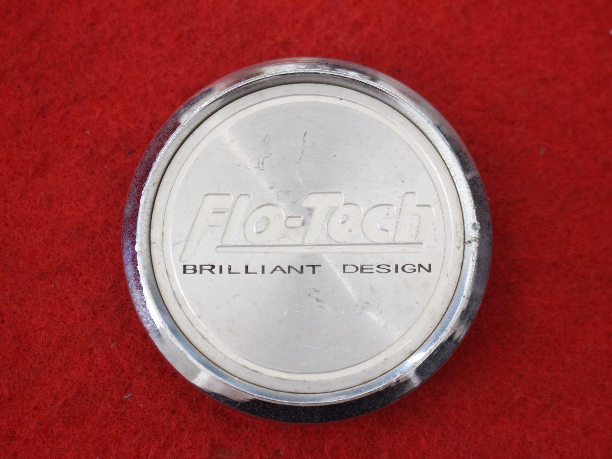 1枚 Flo-Tech 社外 中古 ホイール センターキャップ センターカバー エンブレム オーナメント cap_画像1