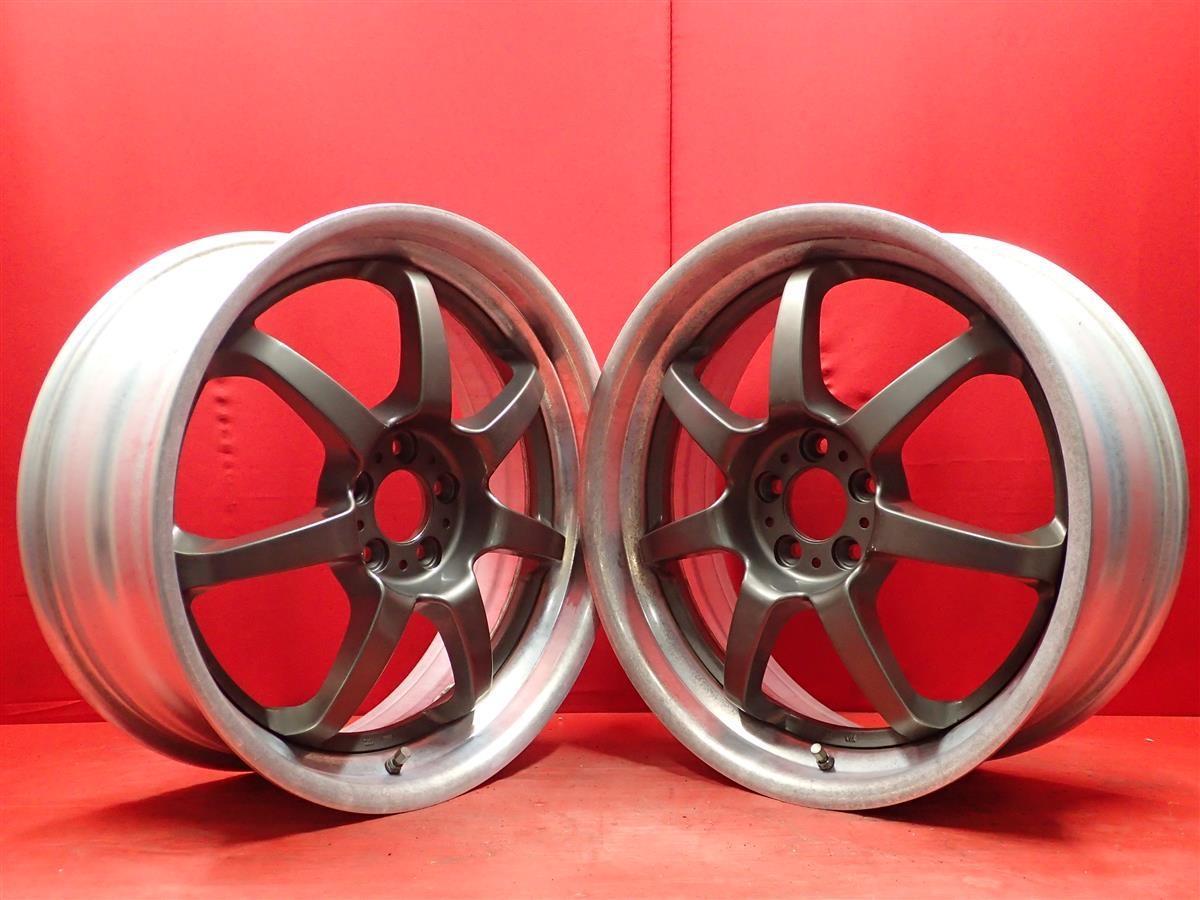 中古ホイール 2本セット GIALLA(ジアラ) VULCANO(ヴァルカーノ) GIALLA VULCANO(ヴァルカーノ) 18x7J 5/100 ビスタ エクシーガ クロスオー_画像3