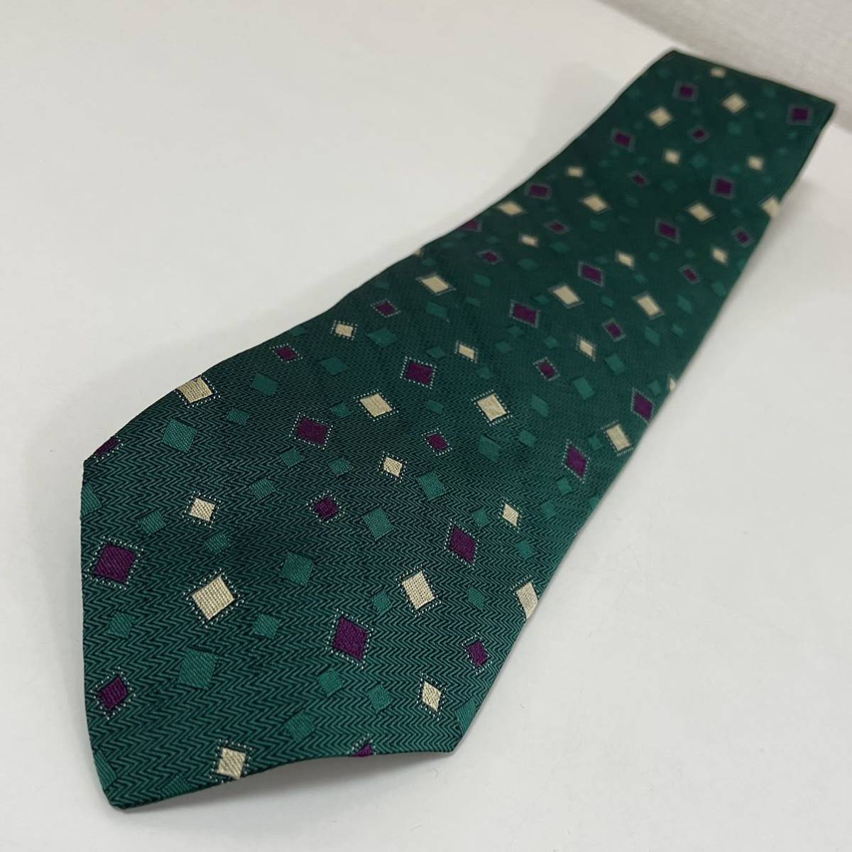 POLO by RALPH LAUREN( Polo bai Ralph Lauren ) green four angle necktie 