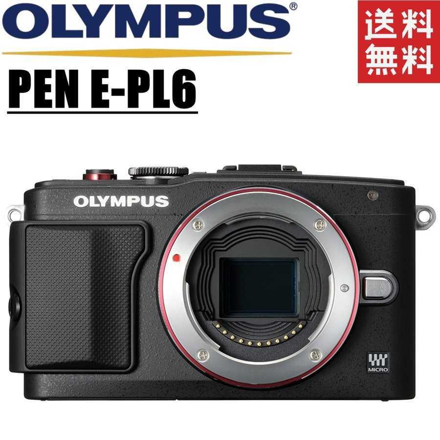 オリンパス OLYMPUS PEN E-PL6 ボディ ブラック ミラーレス 一眼レフ カメラ 中古_画像1