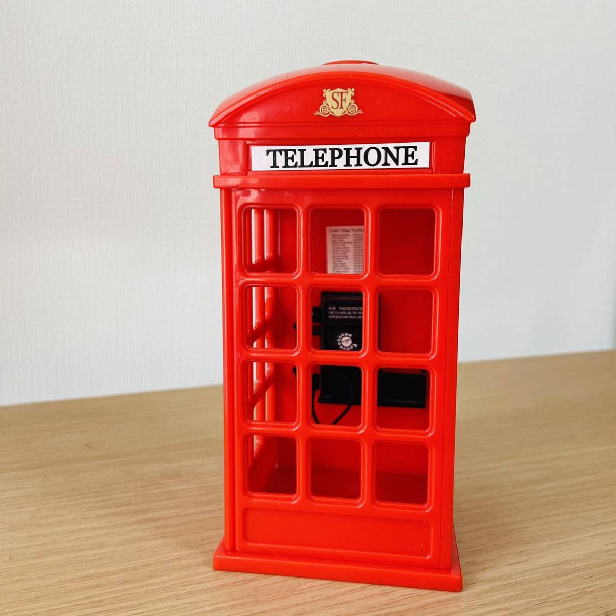 シルバニアファミリー 電話ボックス テレフォンボックス 海外 UKの画像3