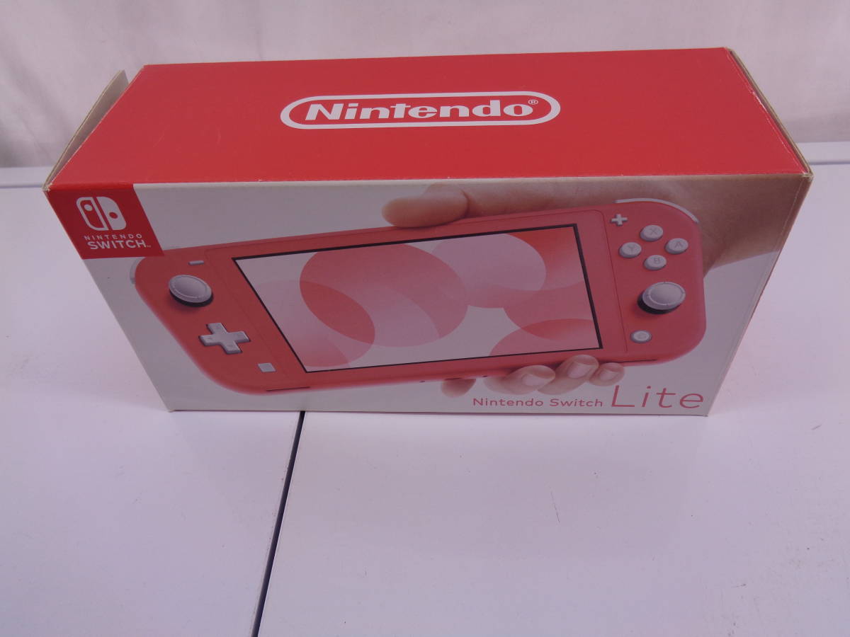 25◯任天堂 Switch Lite コーラル 本体 IY0518-6-