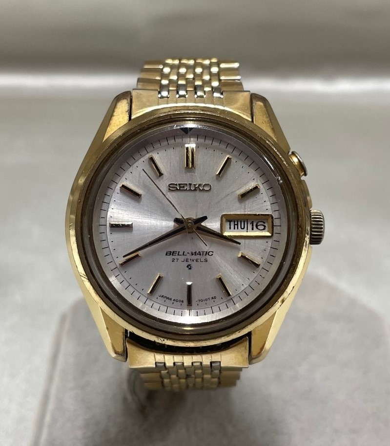 SEIKO セイコー4006-7012 BELL-MATIC  ベルマチック自動巻きメンズ腕時計稼働品中古品-其他–日本Yahoo!拍賣｜MYDAY代標代購網、海外購物第一站