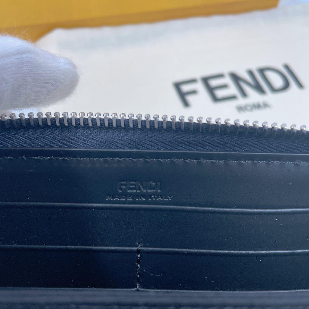 [ стандартный товар не использовался товар ] Fendi 7M0210 кожа z ключ no длинный кошелек в тот же день рассылка 