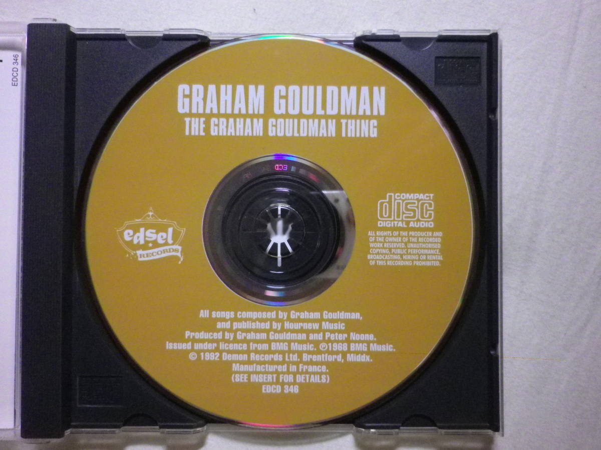 『Graham Gouldman/The Graham Gouldman Thing(1968)』(1992年発売,ED-346,1st,廃盤,国内盤帯付,歌詞付,Bus Stop,For Your Love)_画像3