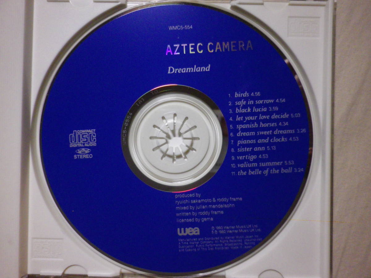 『Aztec Camera & Roddy Frameアルバム4枚セット』(High Land Hard Rain,Dreamland,Frestonia,The North Star,ネオアコ,80's,UK)の画像6