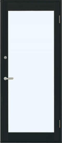 アルミサッシ YKK 店舗ドア 7TD W868×H2018 片開き 単板 ドアクローザー付