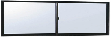 アルミサッシ YKK フレミング 半外付 引違い窓 W1820×H570 （17805）複層