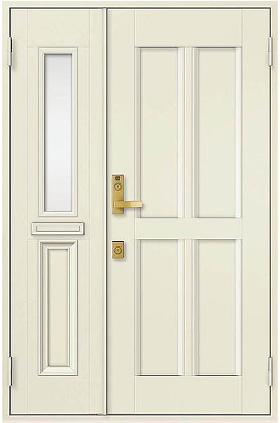 アルミサッシ トステム (ＬＩＸＩＬ) 玄関ドア クリエラR 内付 親子 11型　ポスト付 W1240×H1906