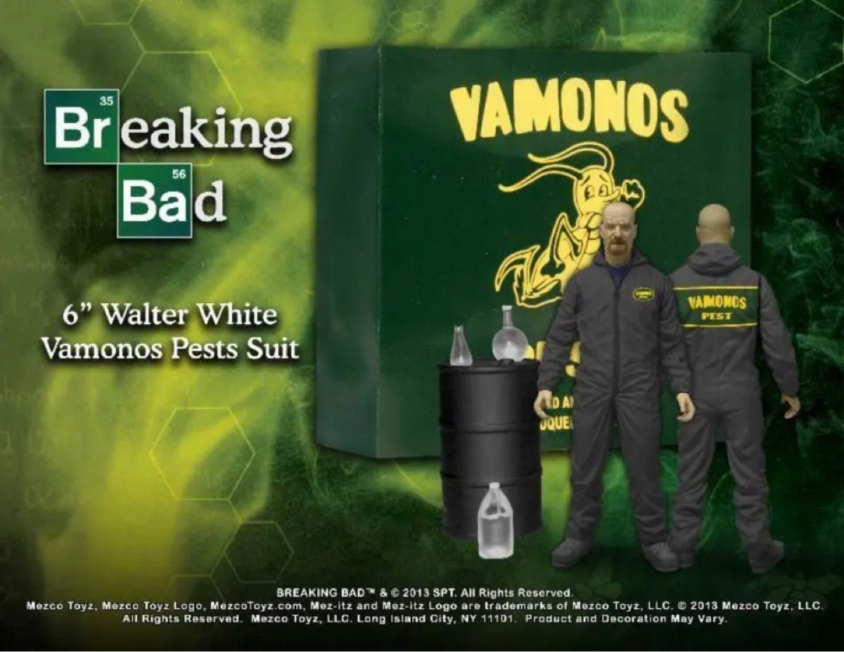 【輸入品】海外ドラマ:ブレイキングバッド ウォルター・ホワイト 6インチ カラー:ブラック