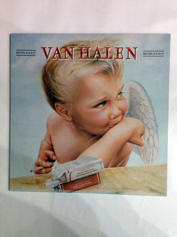 激レア！ Original Van Halen 1984 LP/Upside Down Back print/ジャケ裏面上下逆印刷