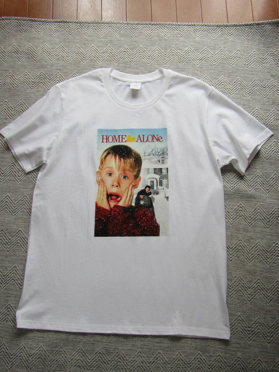 【新品】 ホームアローン Tシャツ　Home Alone　マコーレー・カルキン　映画　90's ムービー　ハリウッド ホワイト　L 90年代_画像4