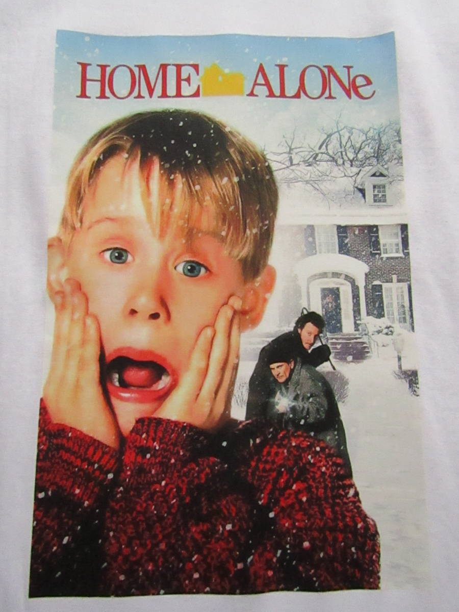 【新品】 ホームアローン Tシャツ　Home Alone　マコーレー・カルキン　映画　90's ムービー　ハリウッド ホワイト　L 90年代_画像1