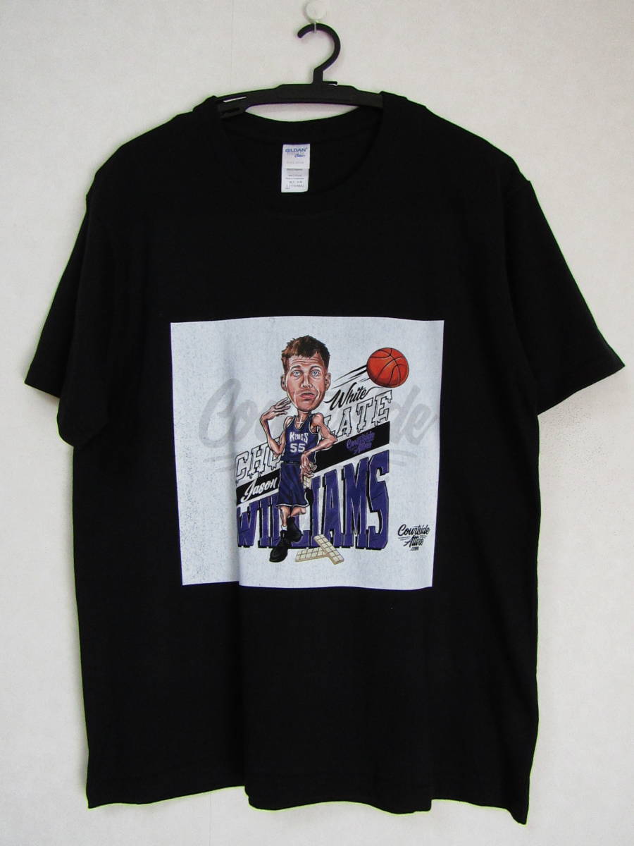 【未使用品】 NBA WILLIAMS ＃55 ジェイソン・ウィリアムス KINGS サクラメント・キングス Tシャツ ユニフォーム　L　美品_画像2