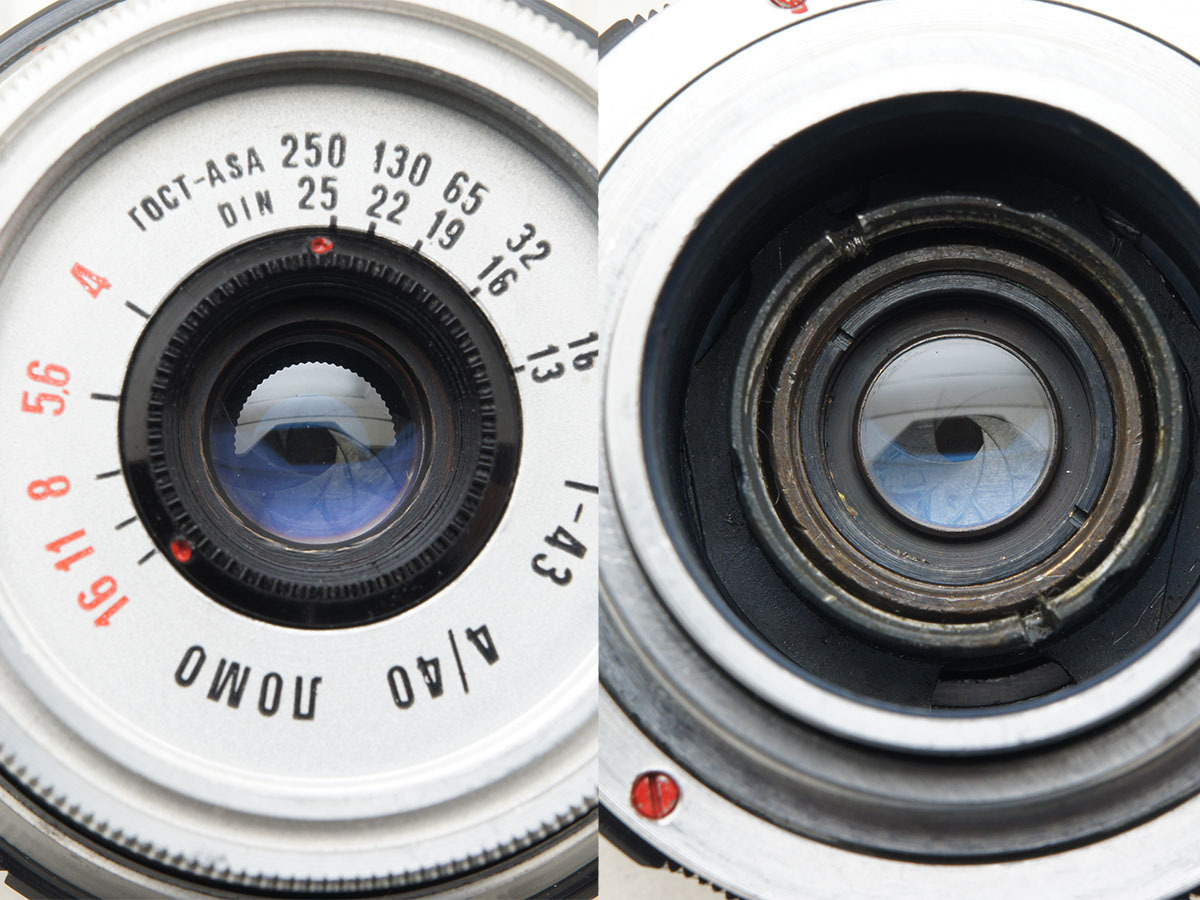 スメナ8M ロモ40mm f4 ライカスクリュー 改造レンズ 非連動 T スメナ8M ロモ40mm f4 ライカスクリュー 改造レンズ 非連動 T