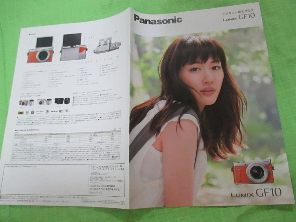  catalog only V1391 V Panasonic V GF10 Lumix V2018.2 month version 19 page 
