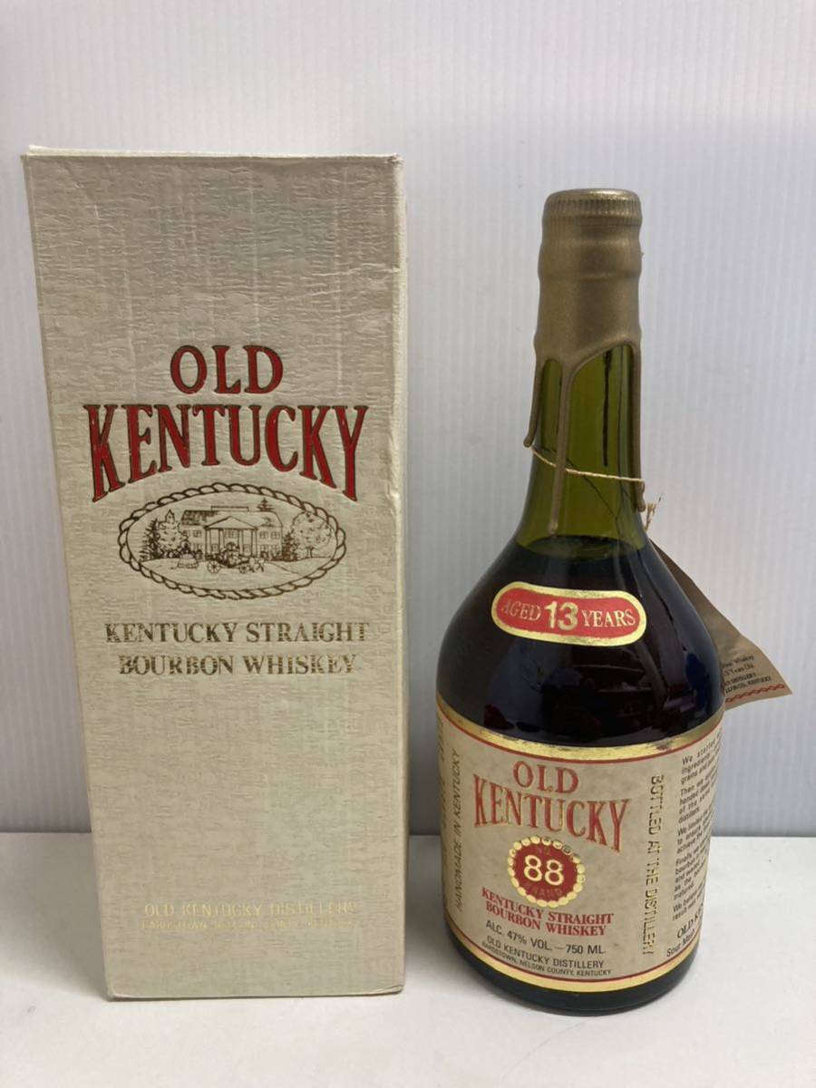 OLD KENTUCKY (オールドケンタッキー) 13年　バーボンウイスキー　47% 750ml 古酒　未開栓