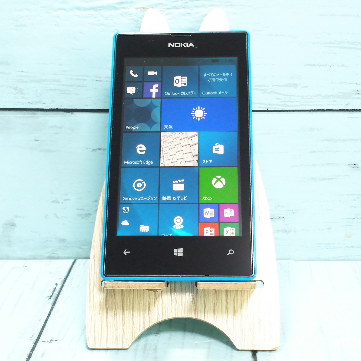 Nokia Lumia 520 ブルー シアン Windows Phone 本体 白ロム SIMロック解除済み SIMフリー 565098