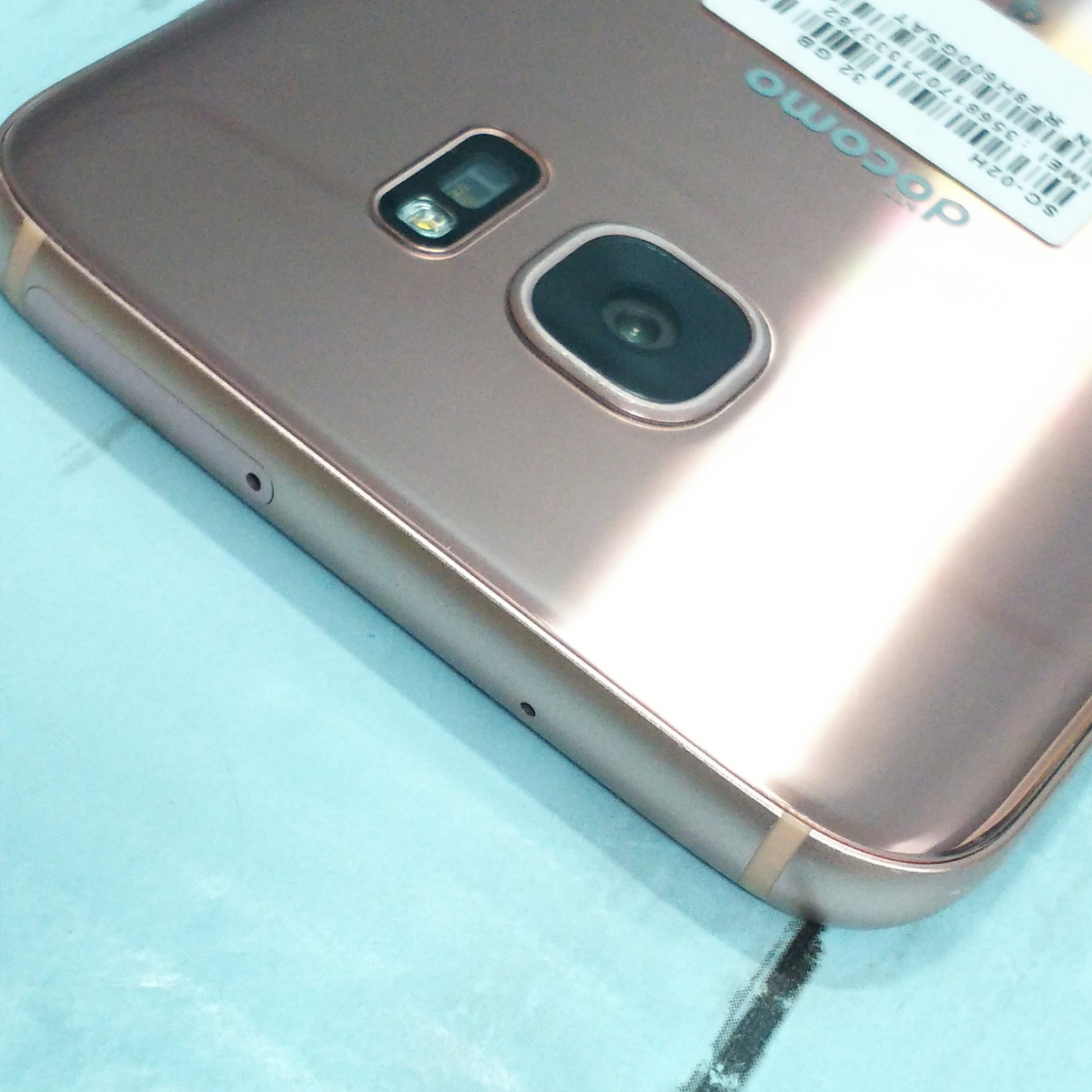 docomo Galaxy S7 edge SC-02H ピンク 本体 白ロム [訳あり] SIMロック解除済み SIMフリー 333782_画像8