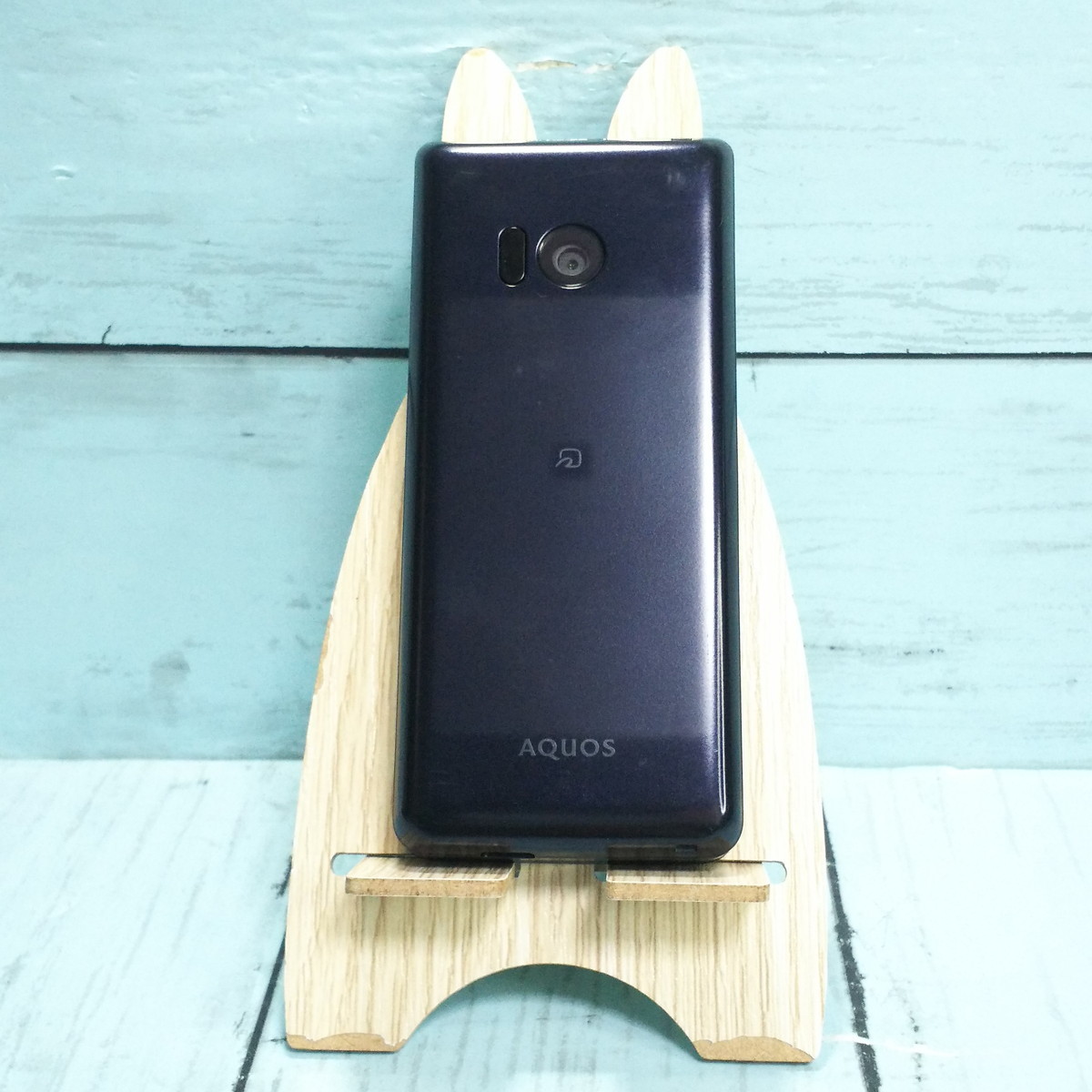 docomo SH-02L AQUOS SHARP ケータイ ブラック 本体 白ロム SIMロック解除済み SIMフリー 365711_画像3