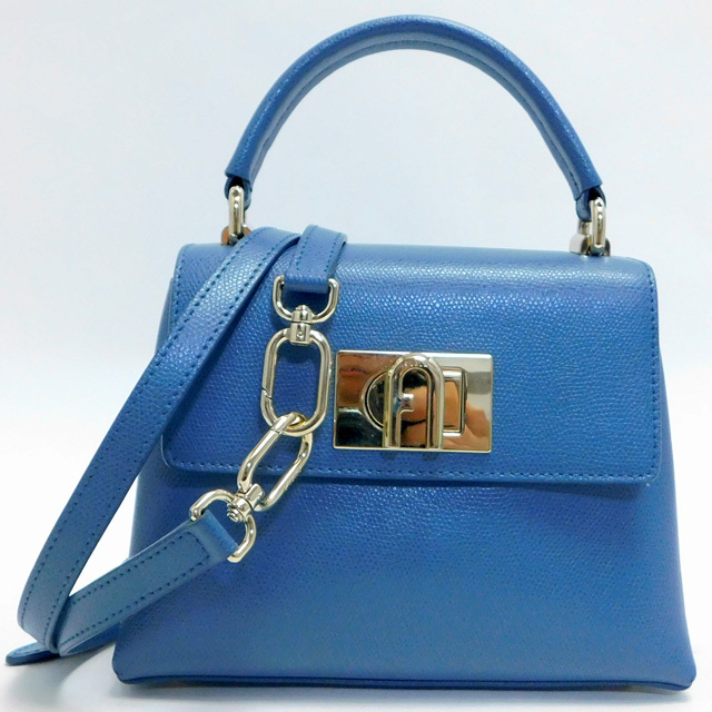 ファッション トップハンドル 美品Furla1927フルラ ミニ ショルダー