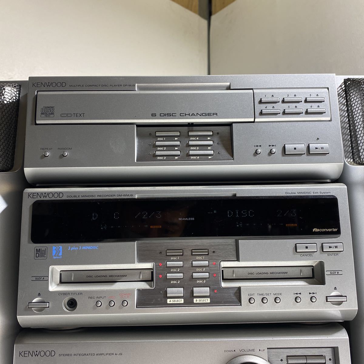 KENWOOD システムコンポ A-J9/ DP-MJ9/ DM-WMJ9/ C-J9 LS-J9 ケンウッド (システムコンポ)|売買されたオークション情報、ヤフオク! の商品情報をアーカイブ公開 KENWOOD A-J9 DP-MJ9 DM-WMJ9 LS-J9 C-J9