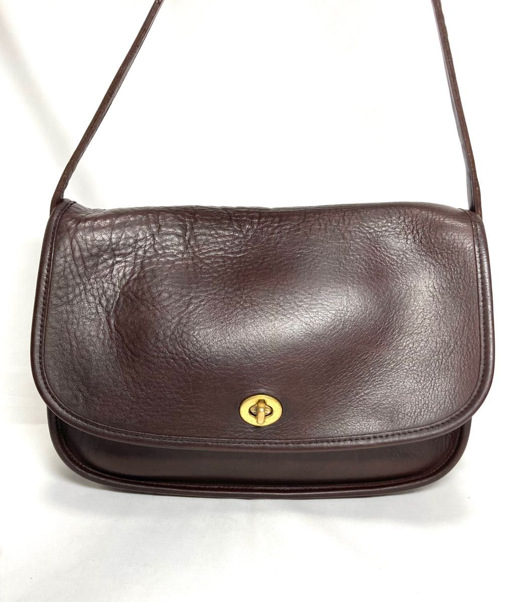 大人気モデル】COACH オールドコーチ ショルダーバッグ USA製 大人気モデル】COACH オールドコーチ ショルダーバッグ USA製