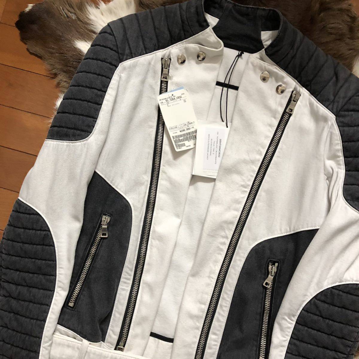 国内正規品 新品 BALMAIN HOMME(バルマンオム) コットンライダース