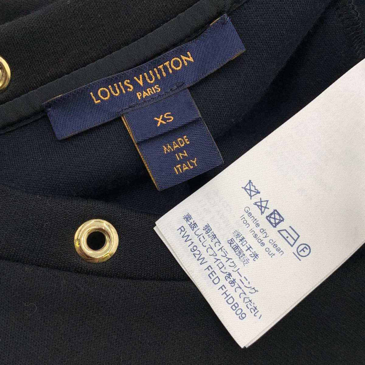 すずらん LOUIS VUITTON ルイヴィトン ネック装飾 切替 スカート
