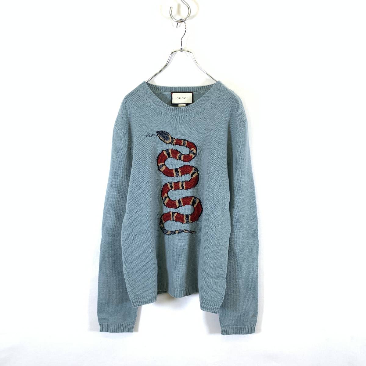 GUCCI グッチ キングスネーク ウール ニット セーター Size L 429953
