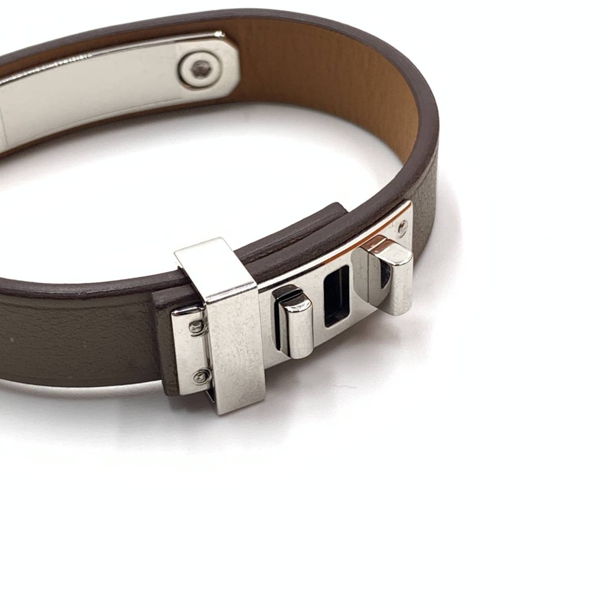 2021年購入 HERMES エルメス アス ドゥ クール レザー ブレスレット-