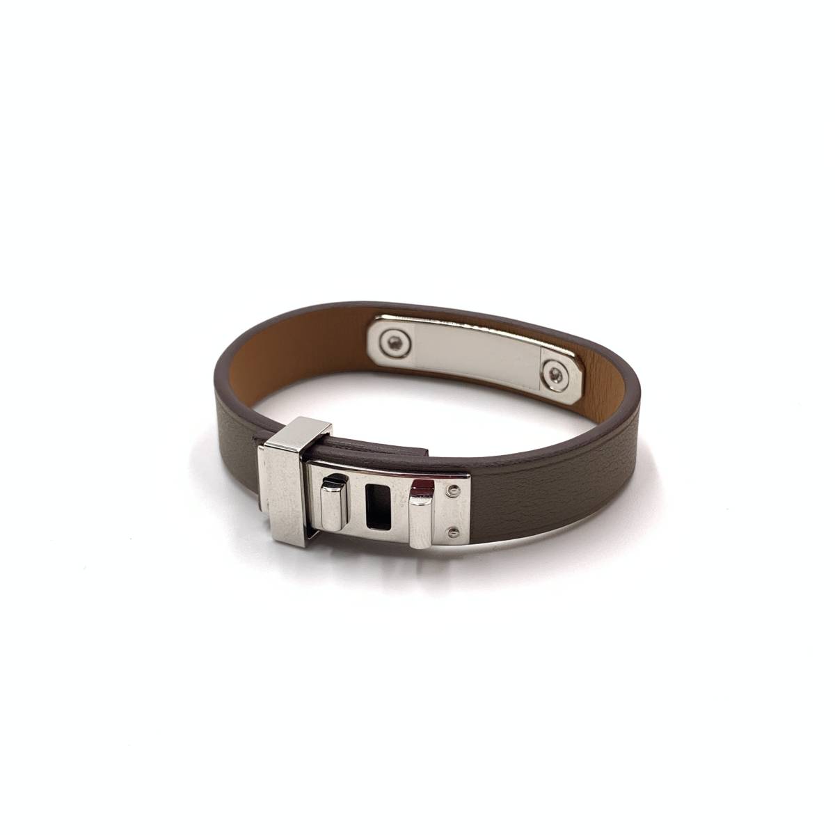 2021年購入 HERMES エルメス アス ドゥ クール レザー ブレスレット-