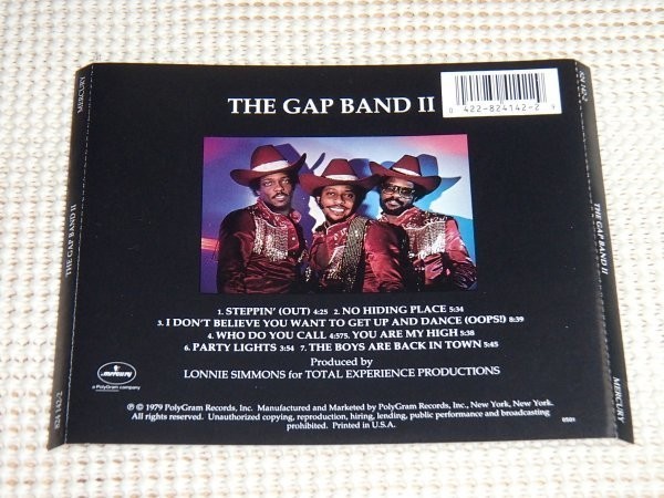 廃盤 The Gap Band 2 ギャップ バンド / Howard Huntsberry ( klique ) Raymond Calhoun ( sunfire ) James Macon 等参加 / Charlie Wilsonの画像3