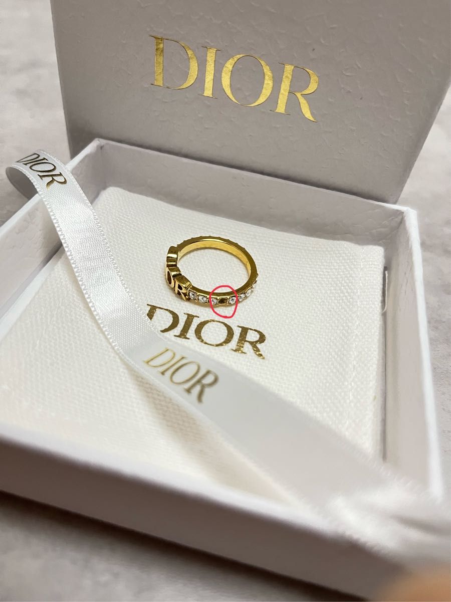 〈早い者勝ち〉Dior DIO(R)EVOLUTION リングLサイズ