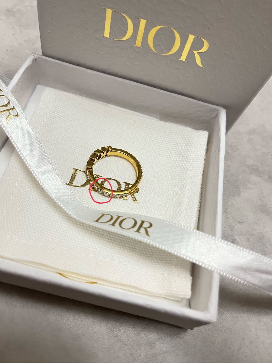 〈早い者勝ち〉Dior DIO(R)EVOLUTION リングLサイズ