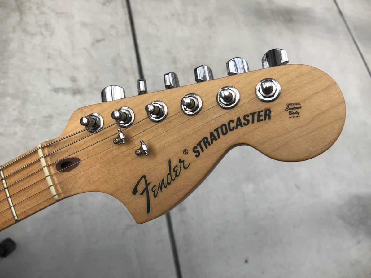 Fender USA フェンダー ストラトキャスター ストラト Stratocaster ソフトケース付き 動作未確認の画像2