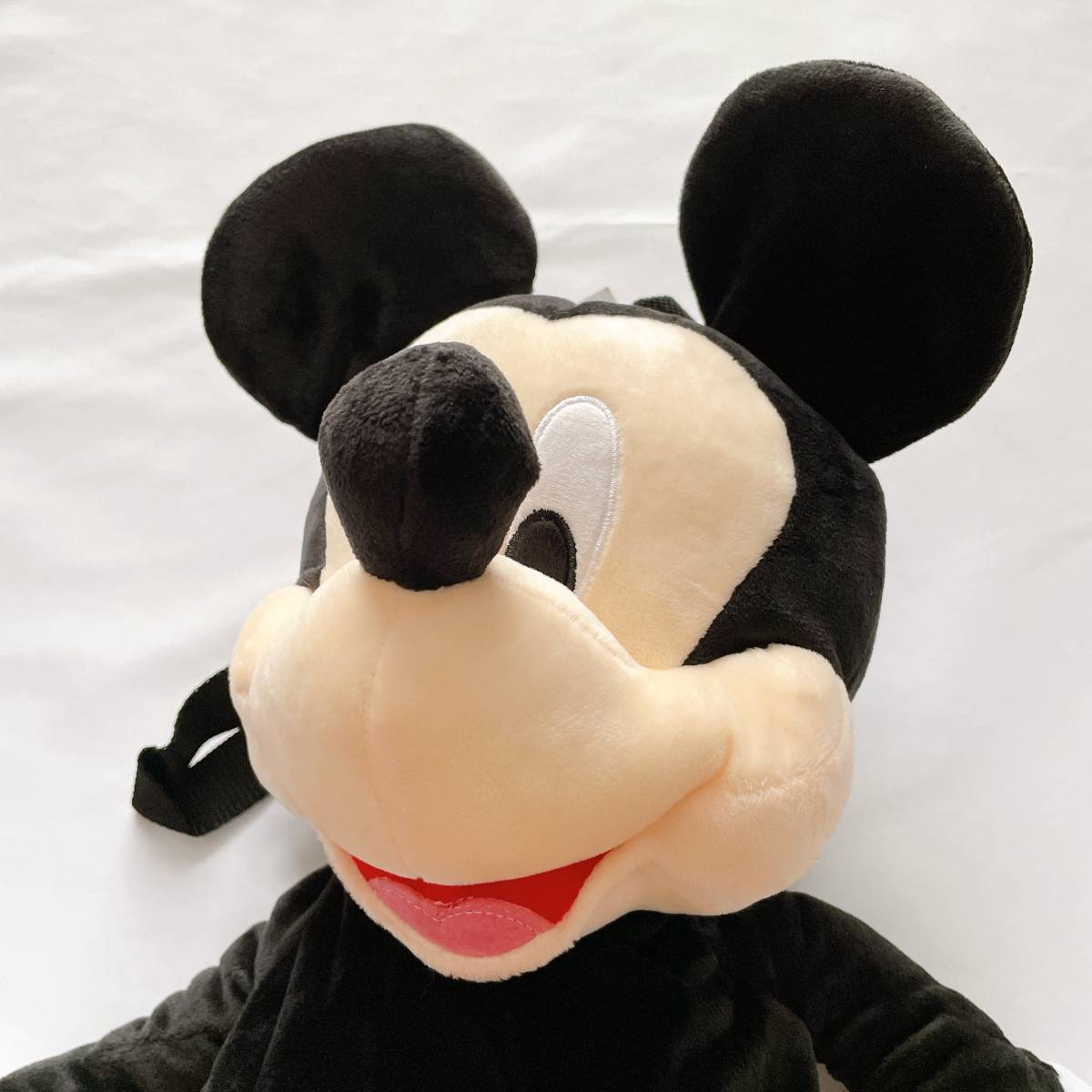 【未使用・タグ付】60cm ミッキーマウス ぬいぐるみ リュック【送料無料・匿名配送】ディズニー 大人用 MICKEY Disney レトロ バッグの画像6