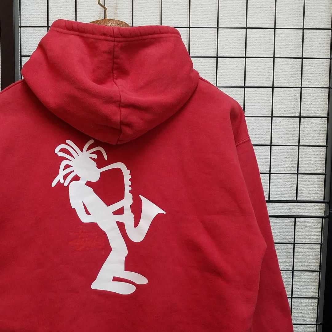 USA製 90's STUSSY Shadow Man Hoodie｜PayPayフリマ